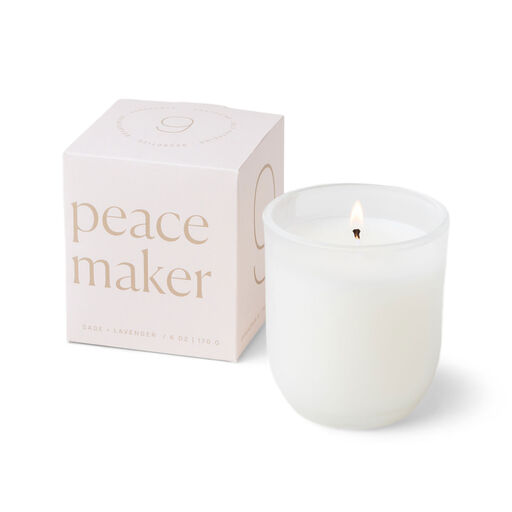 Paddywax Enneagram Peacemaker Lavender and Sage Jar Candle, 6 oz., 