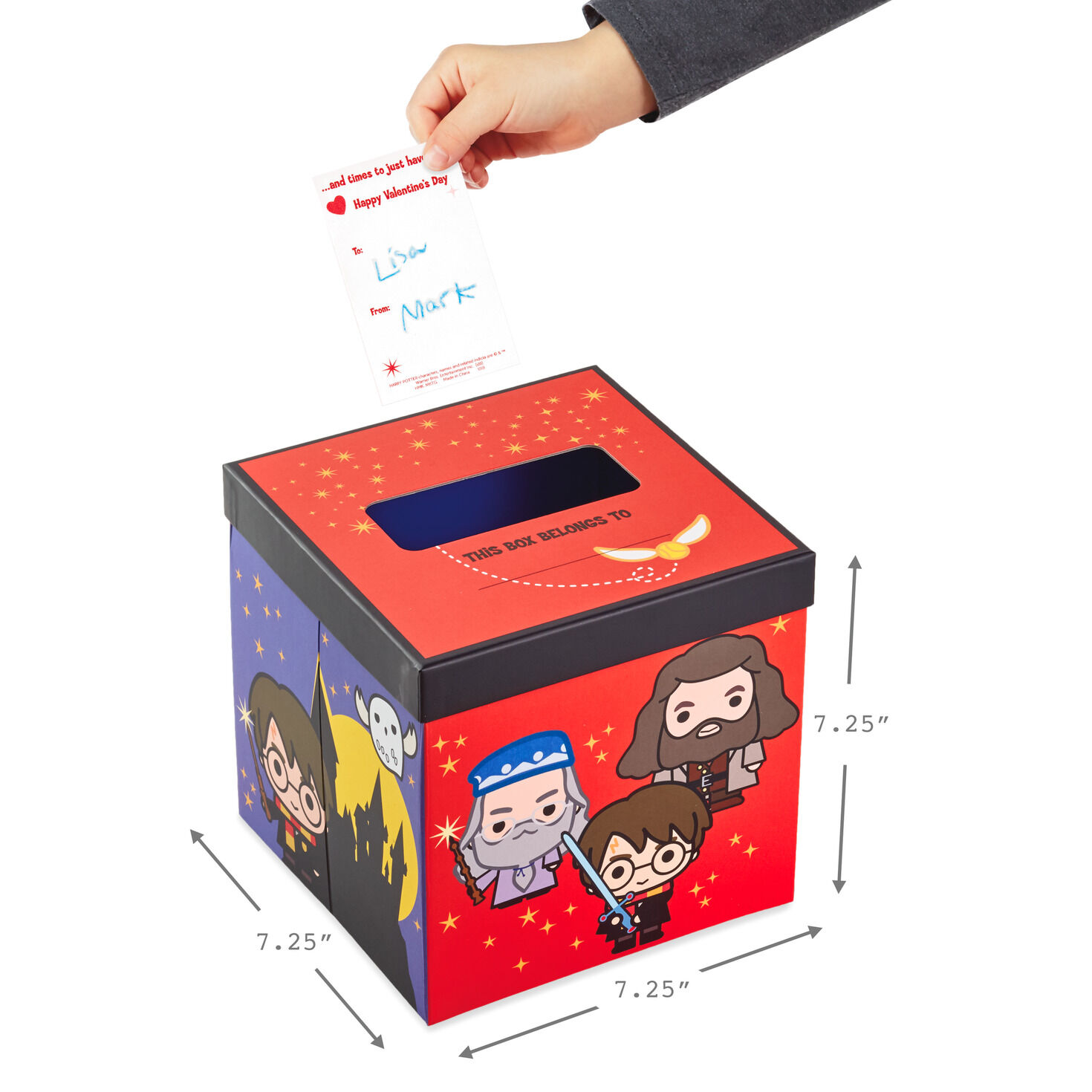 Harry Potter&trade; Kids Classroom Valentines Set With Cards, Stickers and Mailbox, , large image number 5