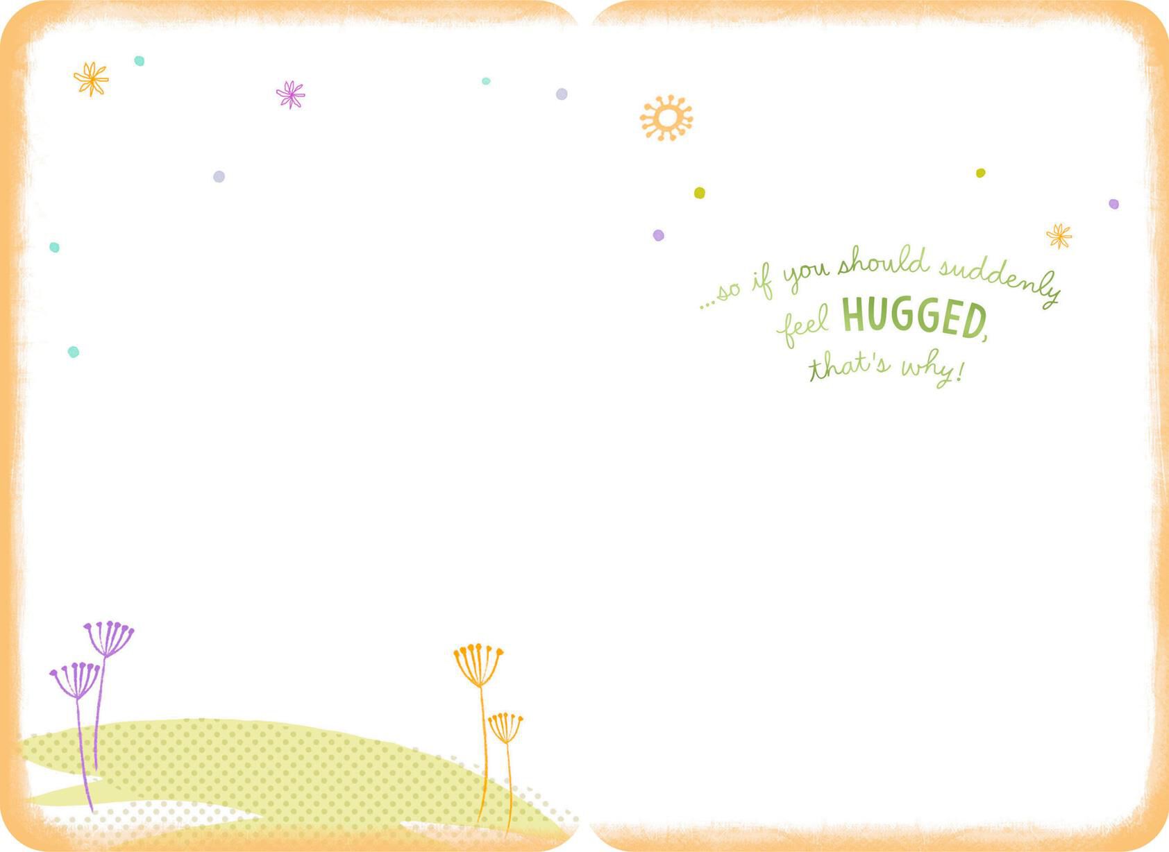 Hugging Lambs Get Well Card