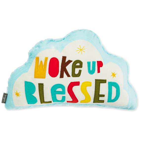 Woke Up Blessed Small Pillow, 13x8, , large image number 1