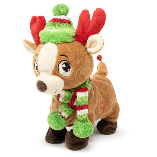 Tooty Rudy Plush Holiday Reindeer With Music, 10", 