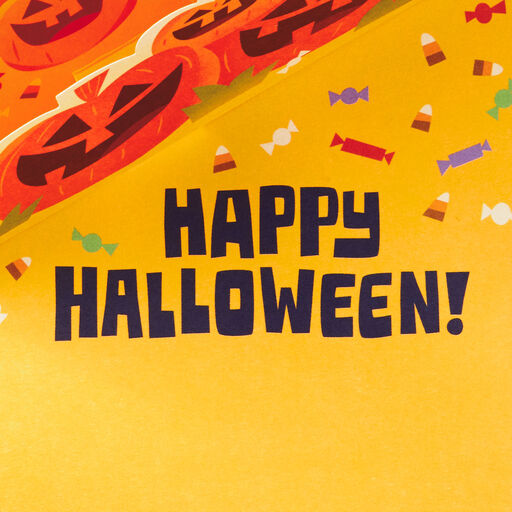 Chilling and Thrilling Funny Musical Pop-Up Halloween Card, 