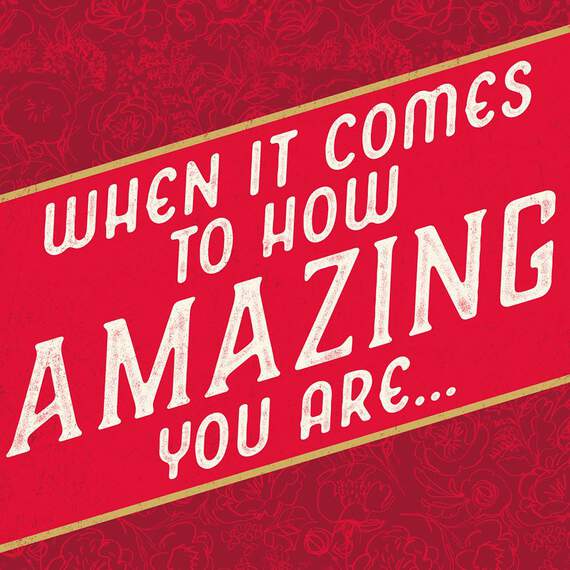 You're So Amazing Musical Valentine's Day Card, , large image number 1