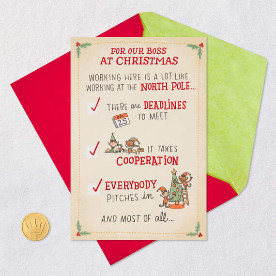 You're a Terrific Boss Christmas Card from All, , large image number 5