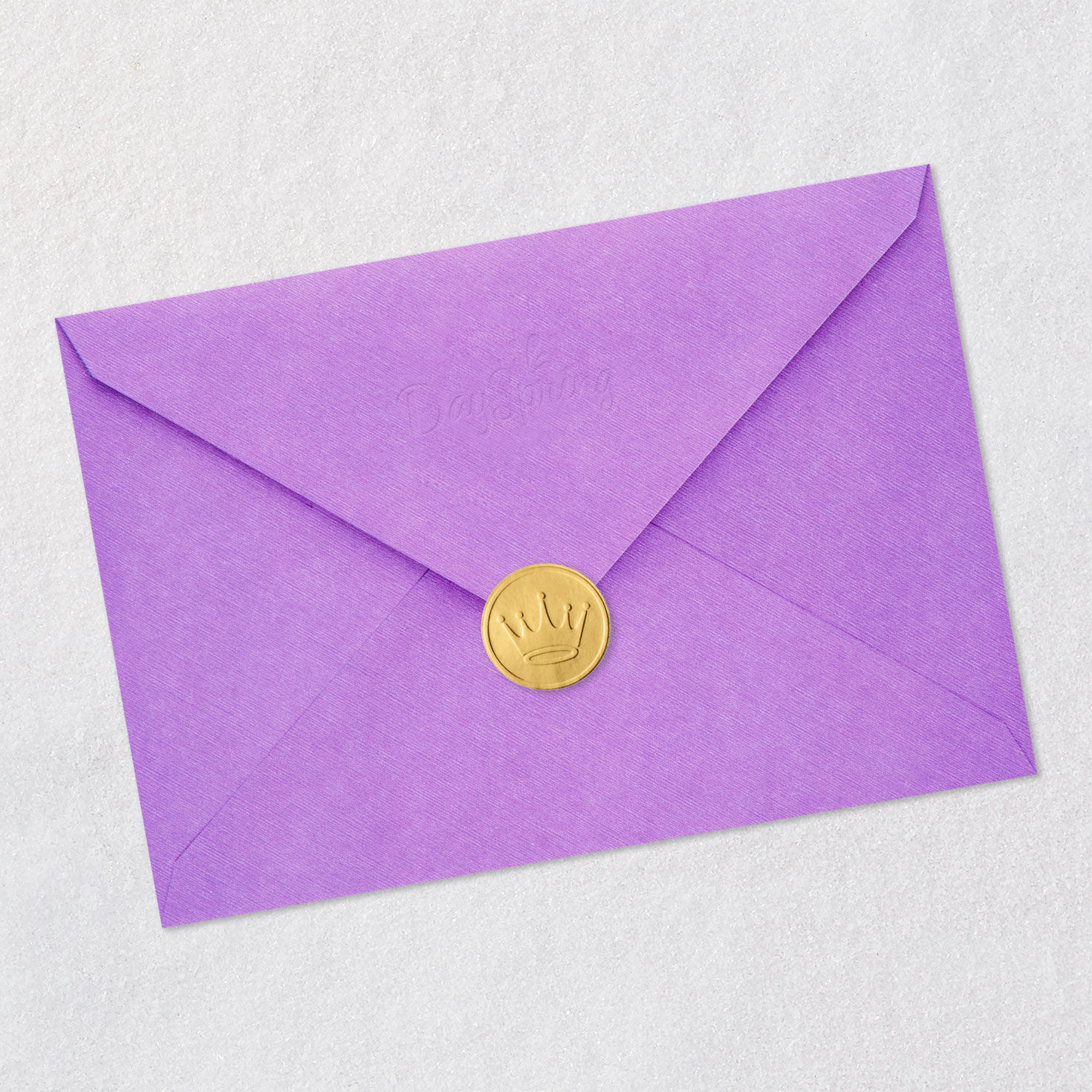 Orange Flowers on Pink Christian Birthday Card Envelope Back with Seal image number 8