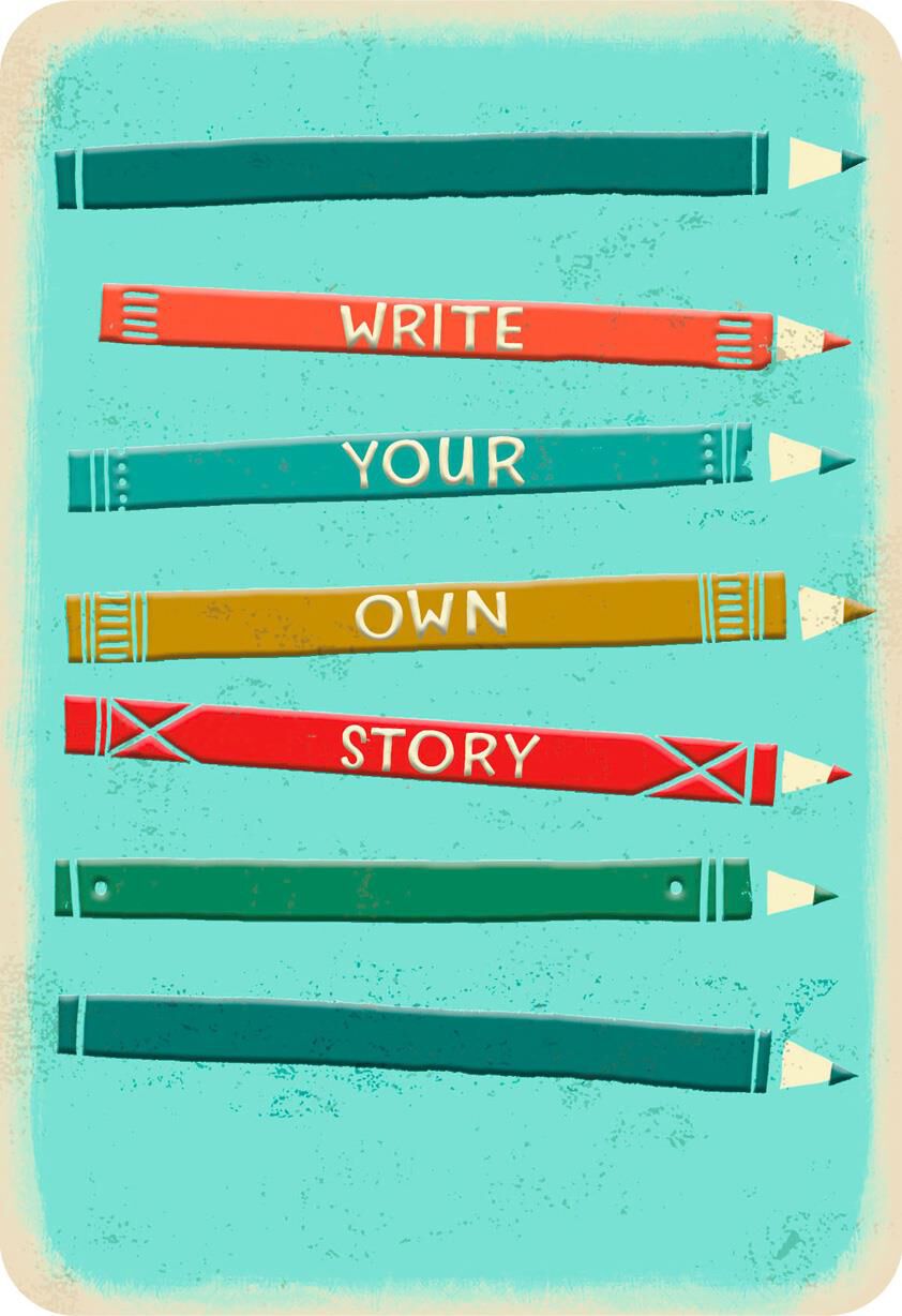 Write Your Own Story Encouragement Card