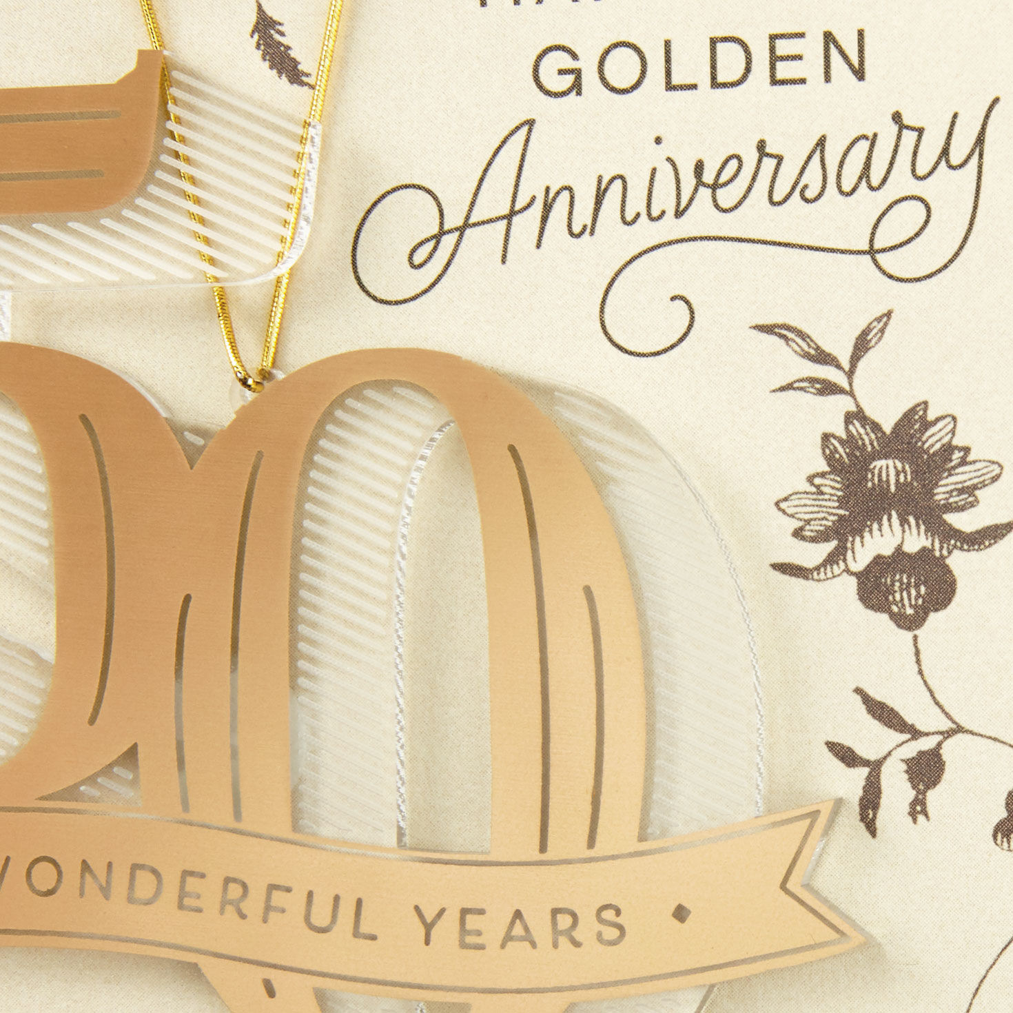50th wedding anniversary ornament hallmark hot sale