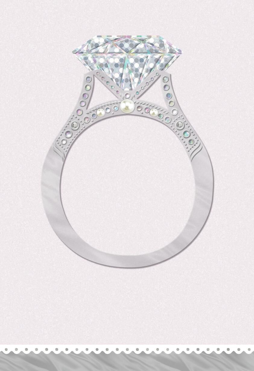 Forever Has a Nice Ring Wedding Card