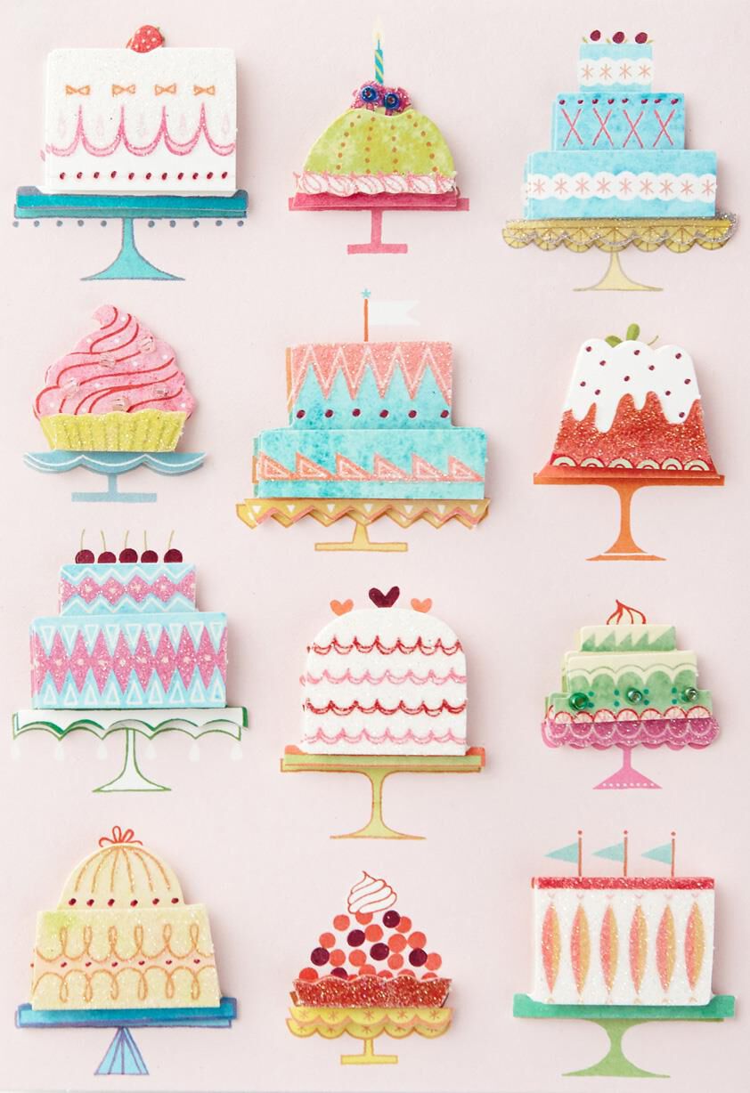 A Dozen Cakes Birthday Card
