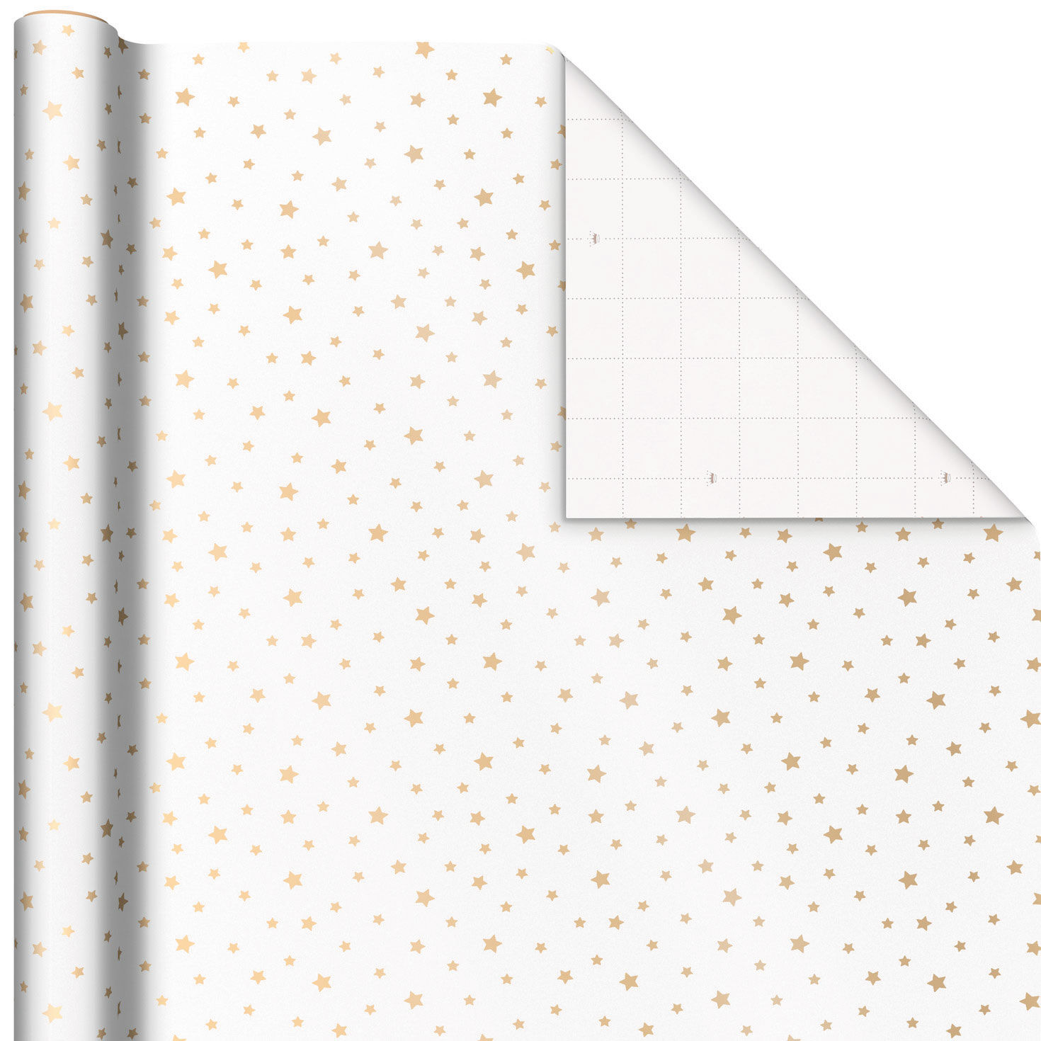 Gold and White 3-Pack Wrapping Paper, 105 sq. ft. total, , large image number 6