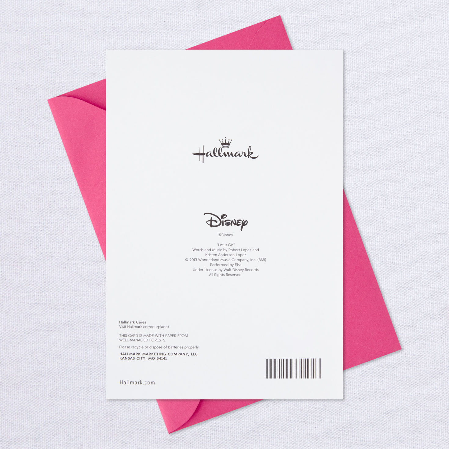Disney Frozen Elsa Snowflake Musical Birthday Card With Light for only USD 8.99 | Hallmark