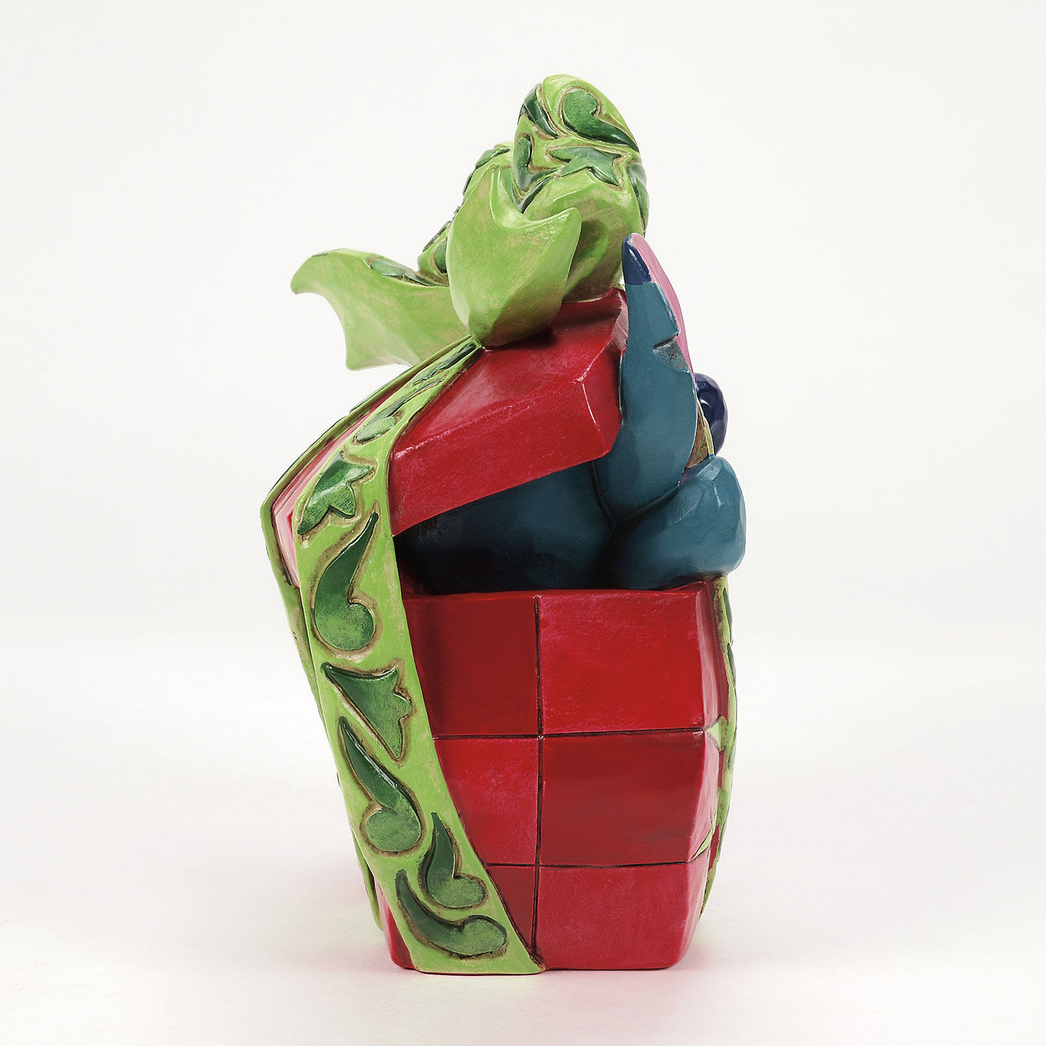 Jim Shore Stitch Popping Out of Gift Figurine side image number 6