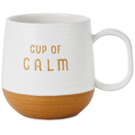Cup of Calm Stoneware Mug, 16 oz., , large