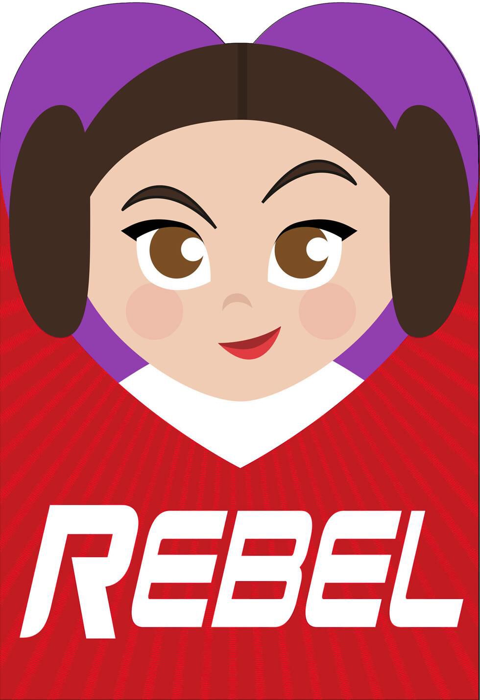 Star Wars™ Princess Leia™ Valentine's Day Card for Niece