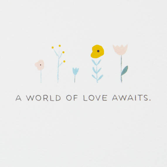 World of Love Awaits New Baby Card, , large image number 2