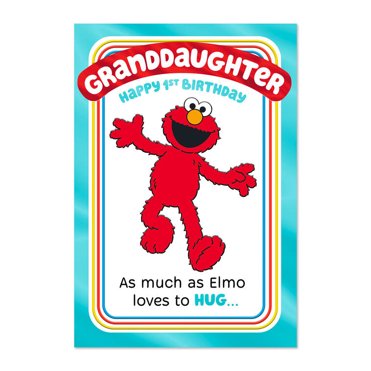 Sesame Street® Loved a Bunch 1st Birthday Card for Granddaughter