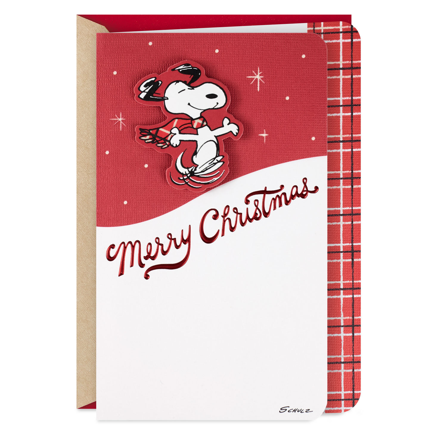 Peanuts® Snoopy Feel the Joy Christmas Card