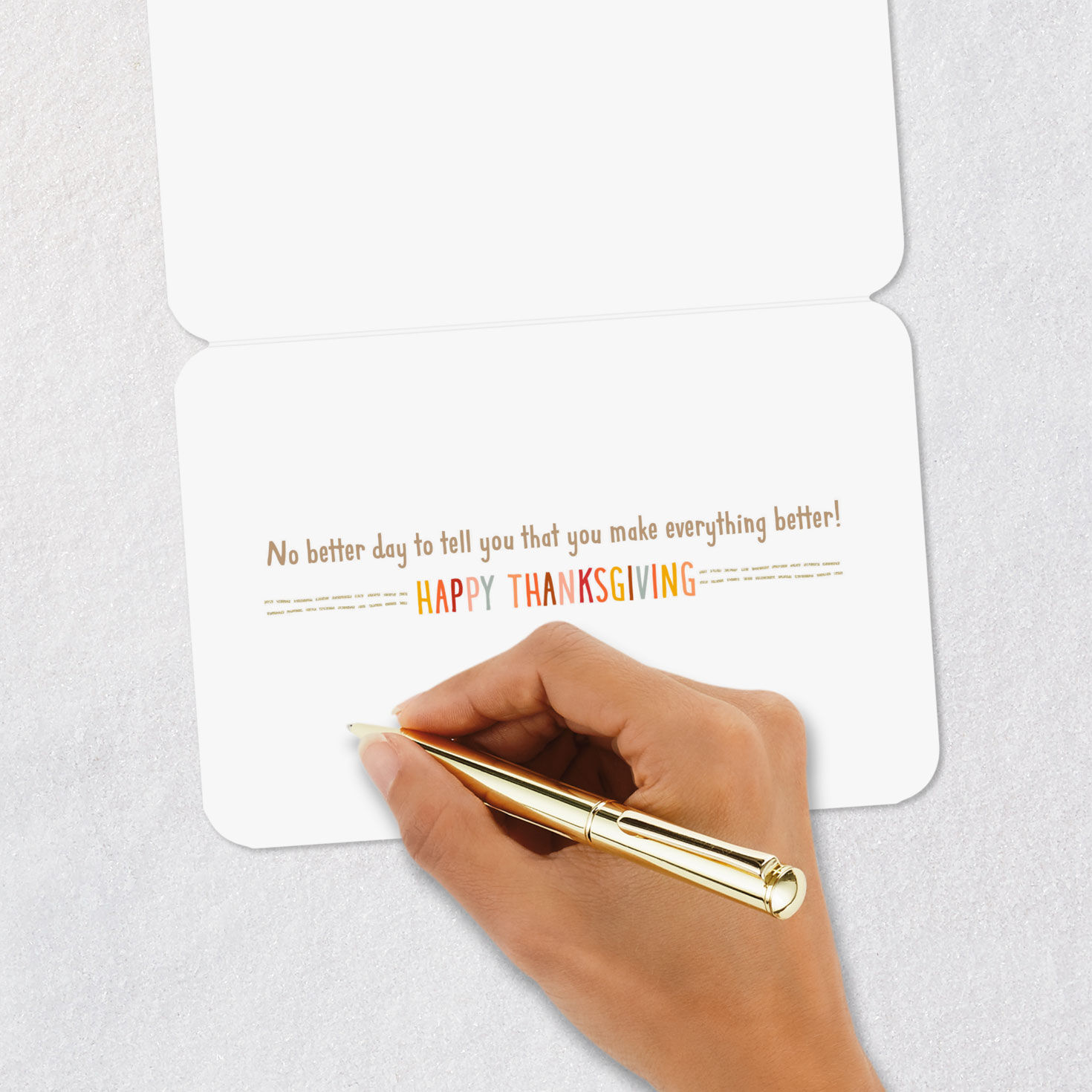 You Make Everything Better Thanksgiving Card, , large image number 6