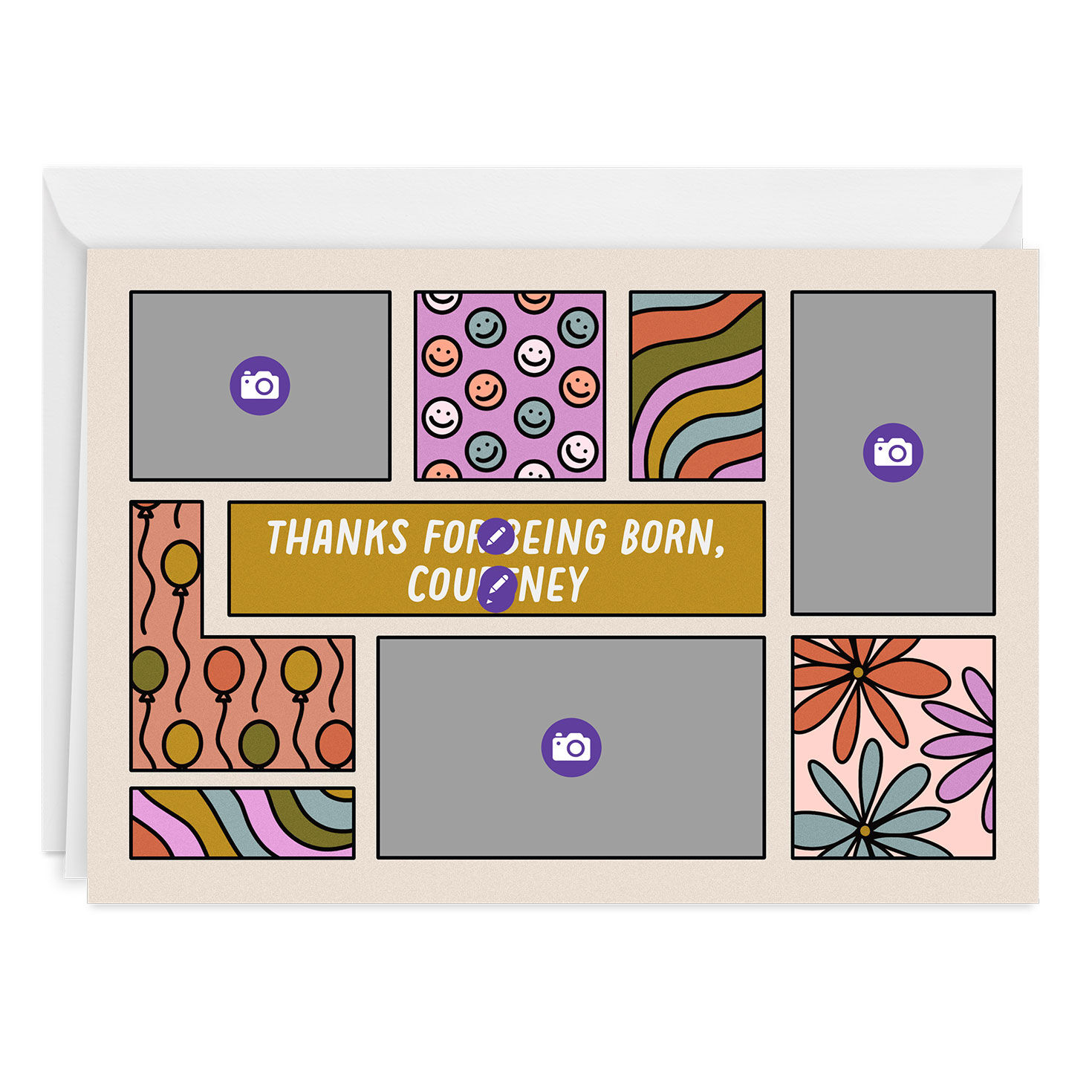 Personalized Fun Designs Photo Collage Photo Card  image number 3