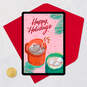 Happy Holidays Video Greeting Holiday Card, , large image number 8