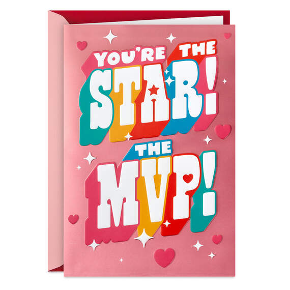 All Star MVP Musical Valentine's Day Card, , large image number 1