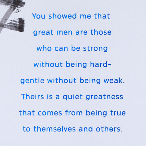 You're a Great Man Father's Day Card for Dad From Daughter, 