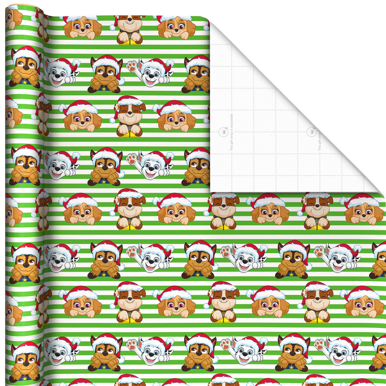 Paw Patrol 3-Pack Christmas Gift Wrap Rolls wrap square image number 5