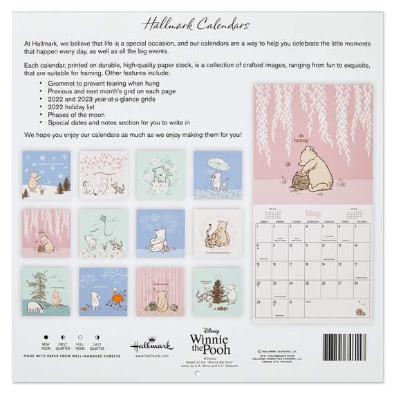 Disney Winnie the Pooh® 2022 Wall Calendar, 12-Month, , large image number 3