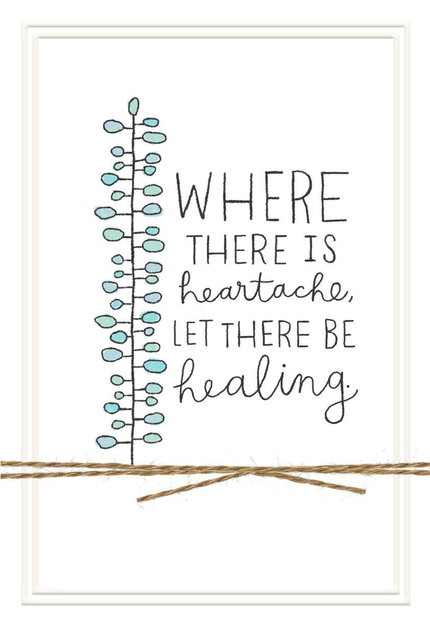 Healing Heart Sympathy Card
