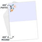 Flower Border Personalized Mother's Day Card Open Card with Envelope indicating personalization image number 4