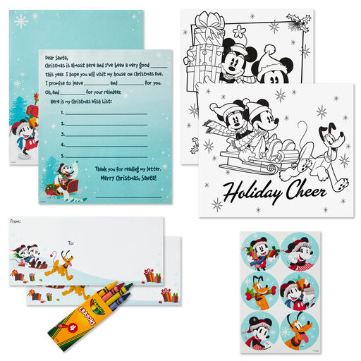 Disney Mickey Mouse Letters to Santa Crayola® Coloring Kit, 