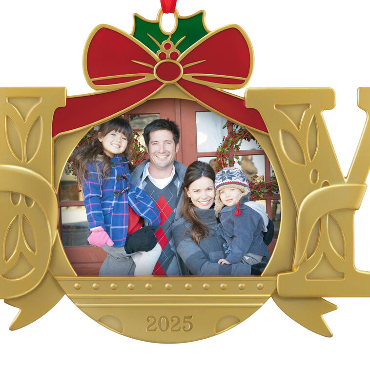 A Joy to Behold 2025 Metal Personalized Ornament, Custom Photo, , large image number 5