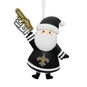 New Orleans Saints Santa Fan Christmas Ornament front image number 1