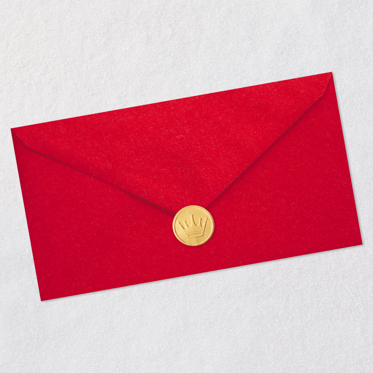 Holiday Icon Color Blocks Christmas Card in Spanish Envelope Back with Seal image number 7