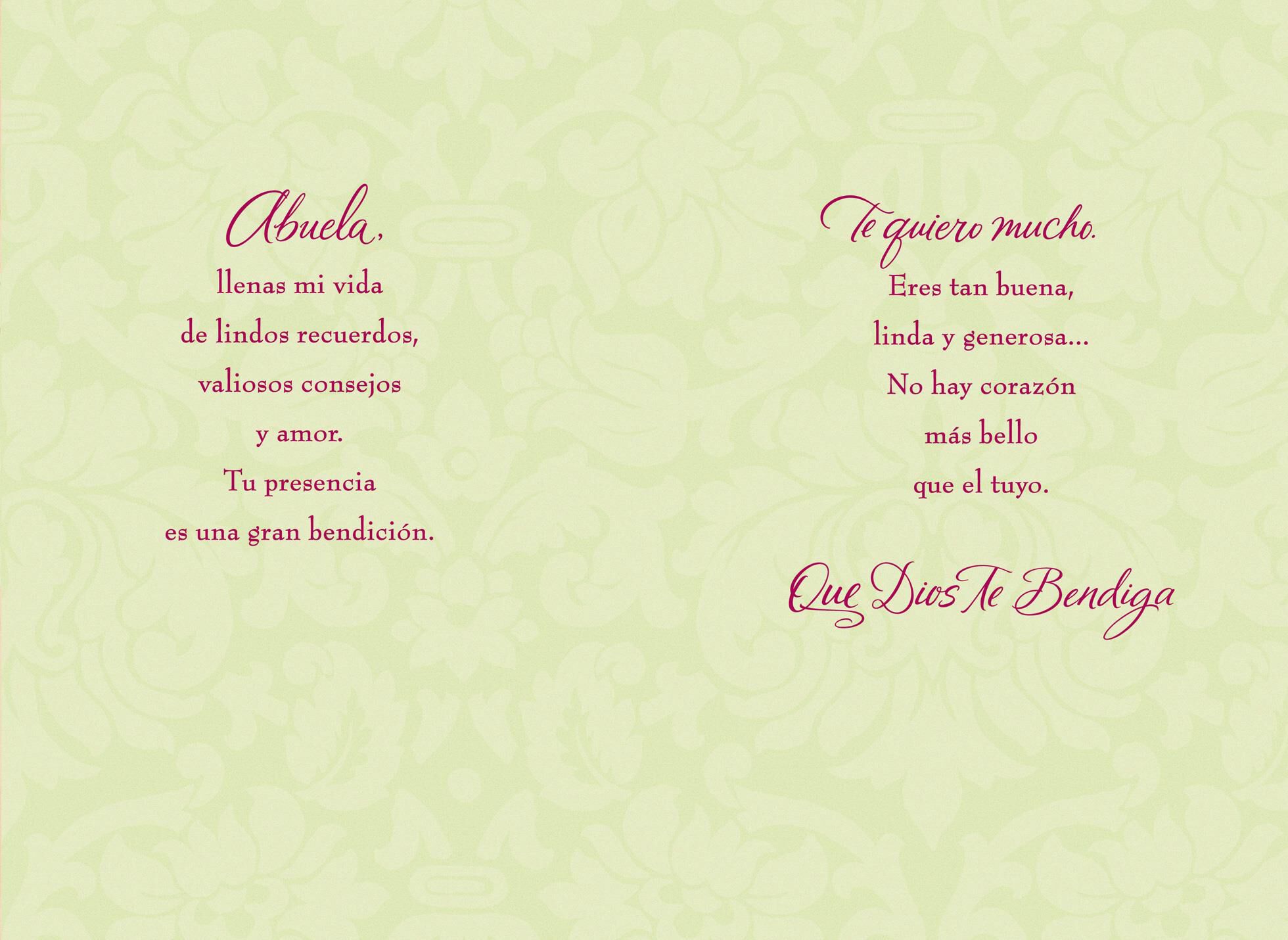 So Blessed Spanish-Language Grandmother Religious Birthday Card