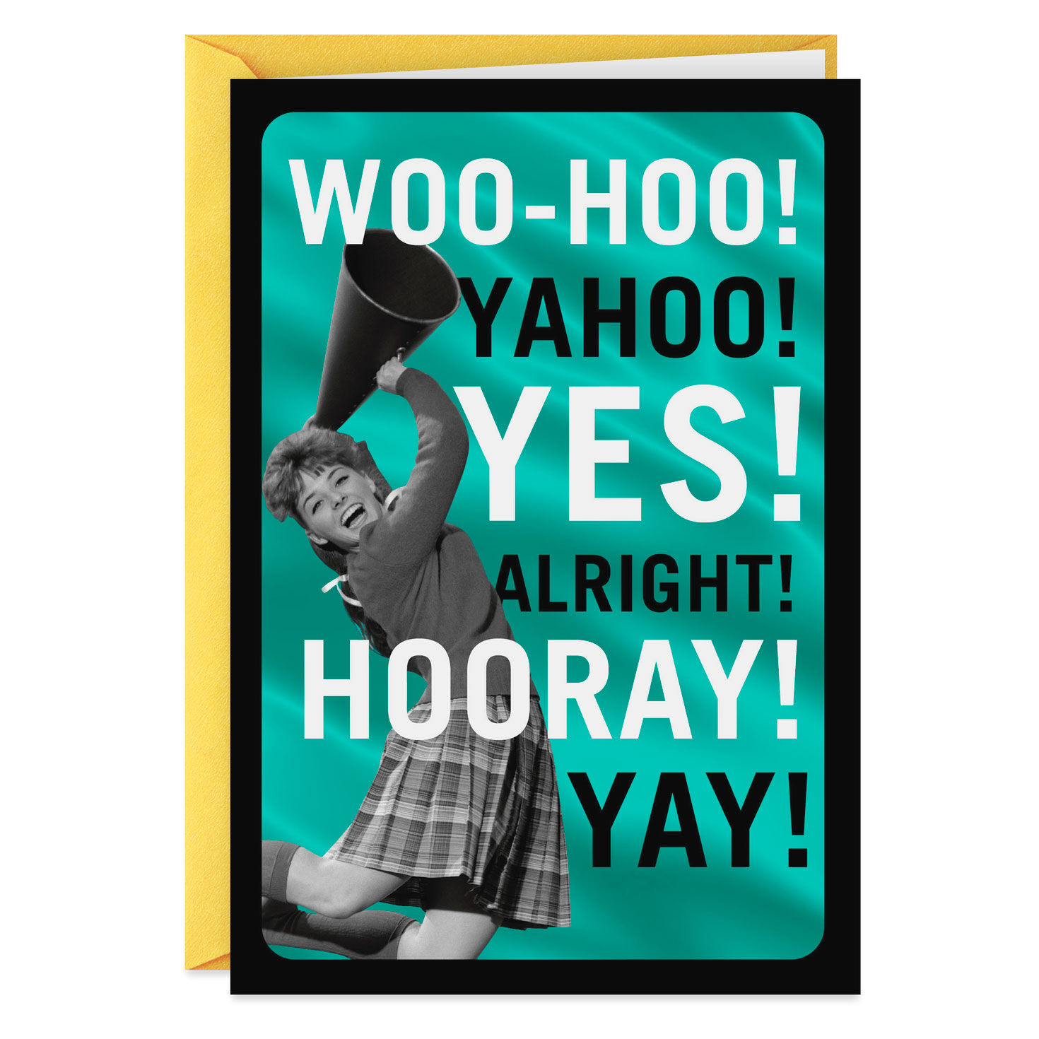 Happy Cheerleader Funny Congratulations Card Greeting Cards Hallmark