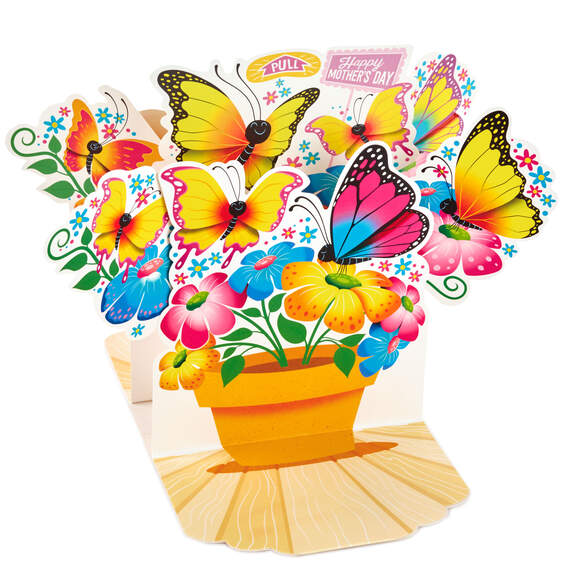 Butterflies and Flowers Musical 3D Pop-Up Mother's Day Card for Mom, , large image number 2
