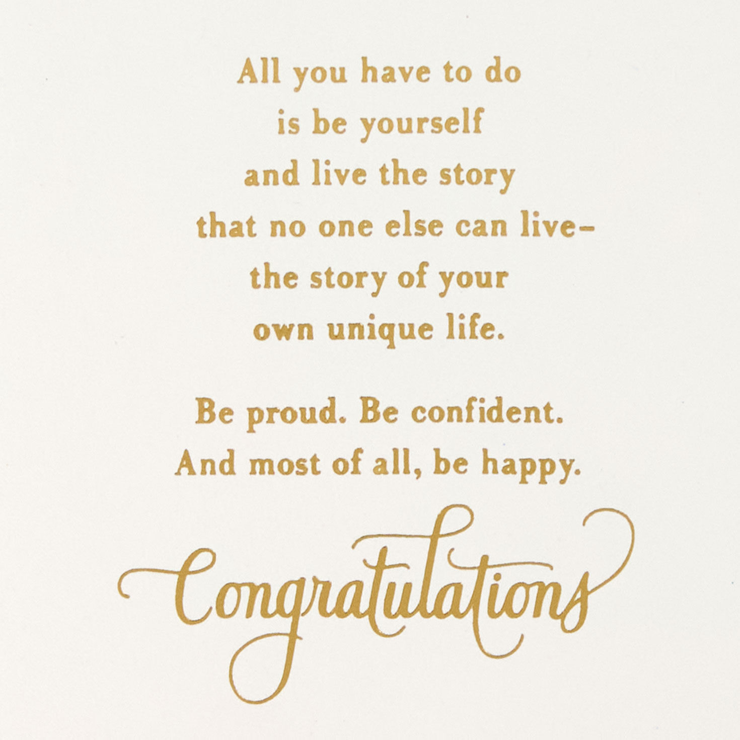Be Proud, Be Confident, Be Happy Graduation Card for only USD 4.99 | Hallmark