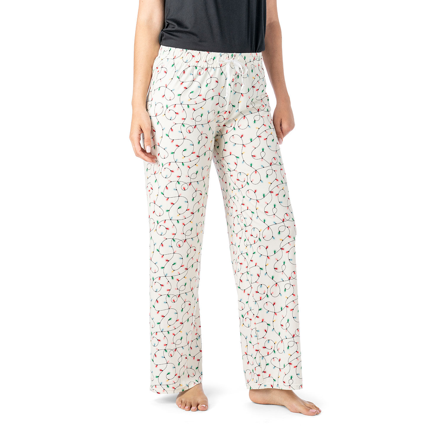 Hello Mello All Is Bright Christmas Lights Lounge Pants