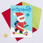 Santa on a Scooter Christmas Card With Sticker Puzzle Activity, , large image number 6