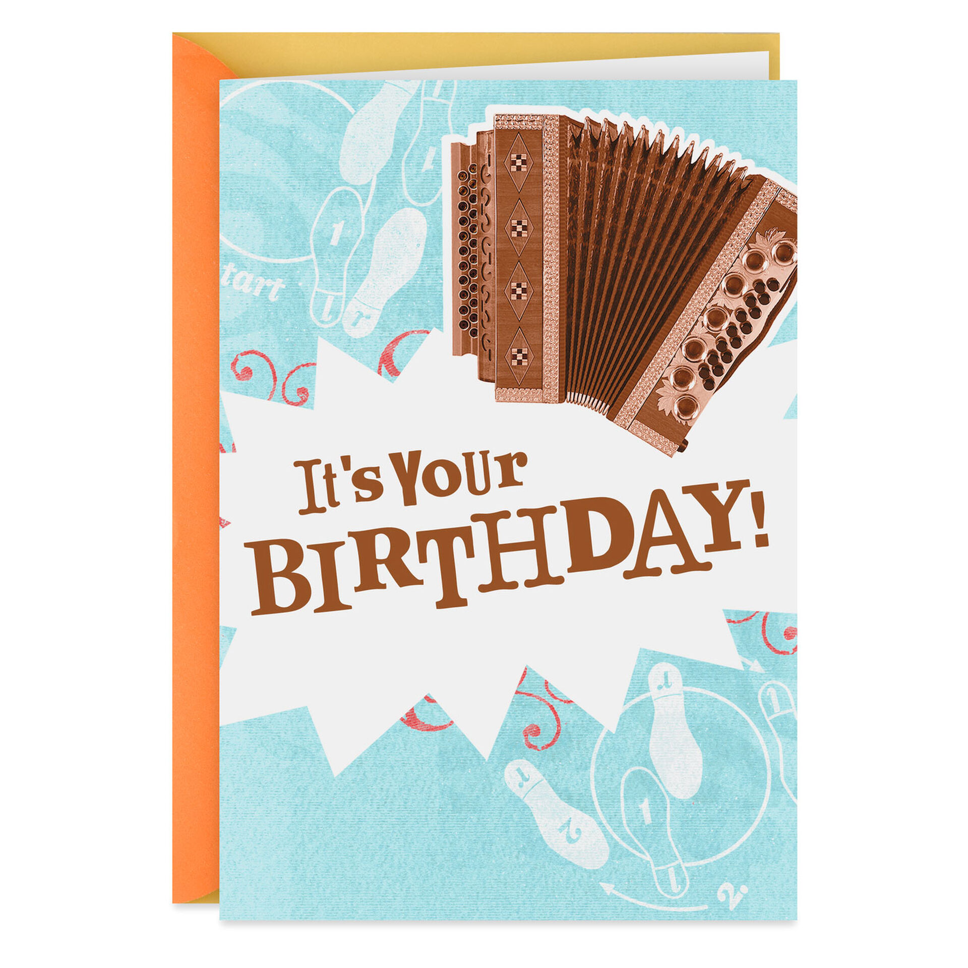 Celebrate Accordion-ly! Funny Musical Birthday Card - Greeting Cards - Hallmark