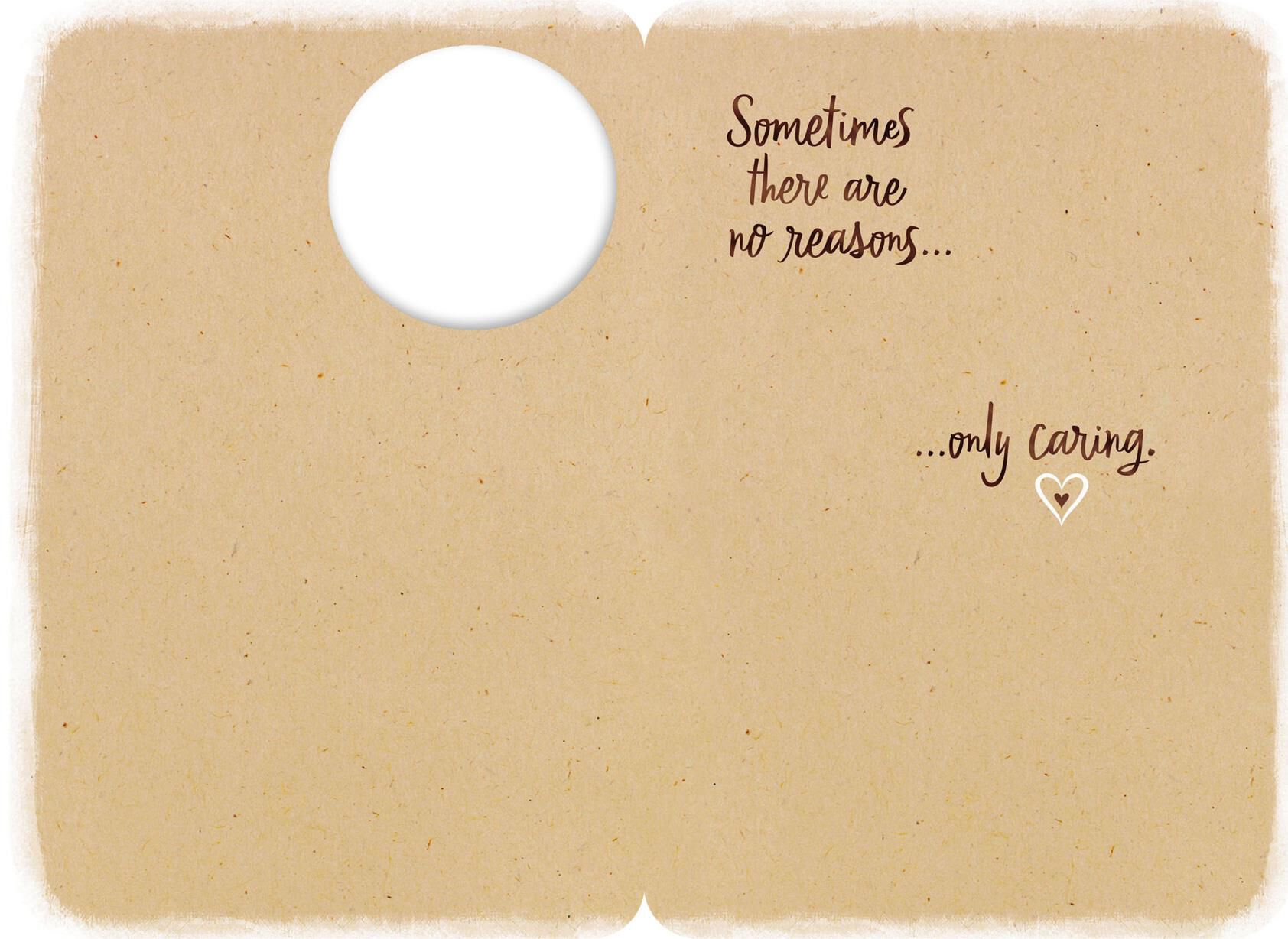 Gingko Leaves Only Caring Thinking of You Card