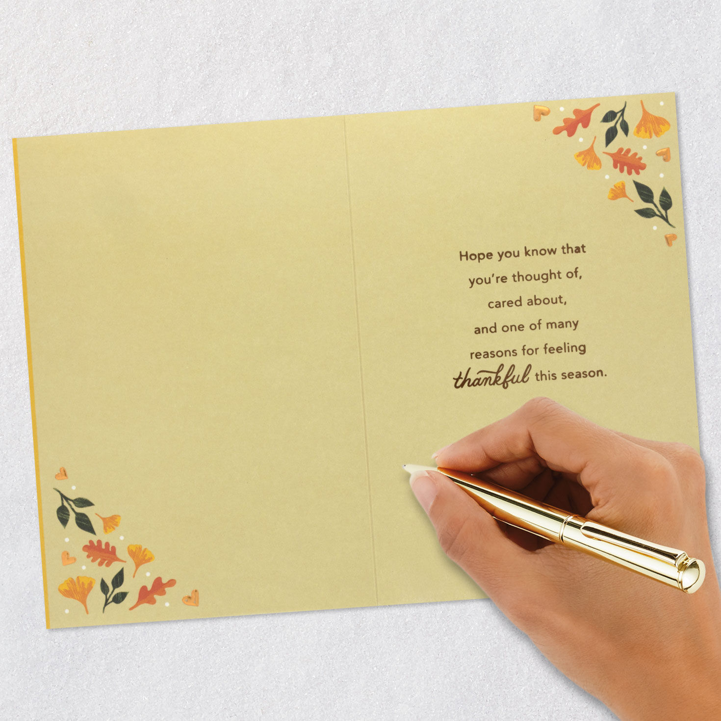 Across the Miles Thanksgiving Card Signing card image number 6