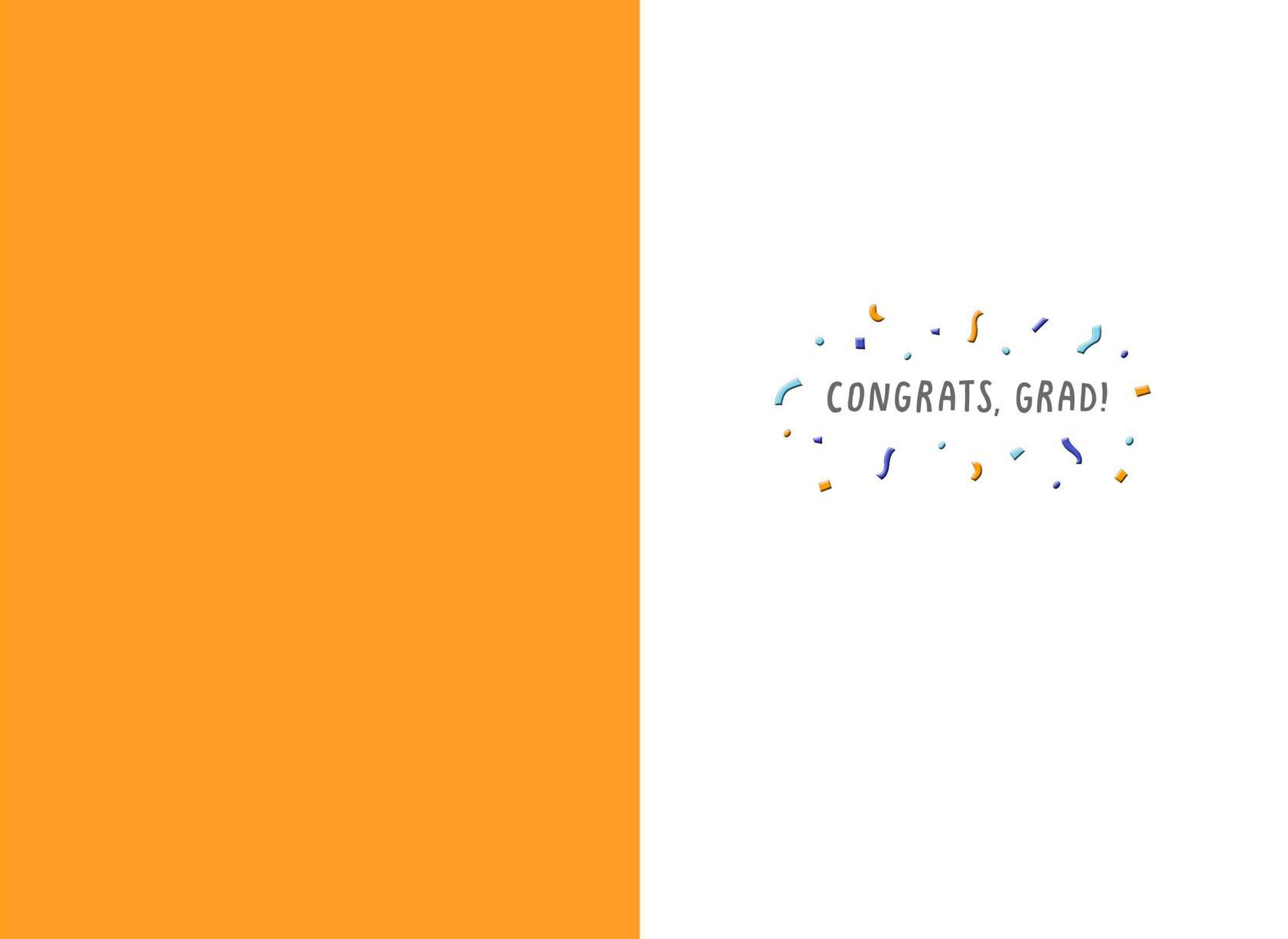 Ready Confetti Graduation Card
