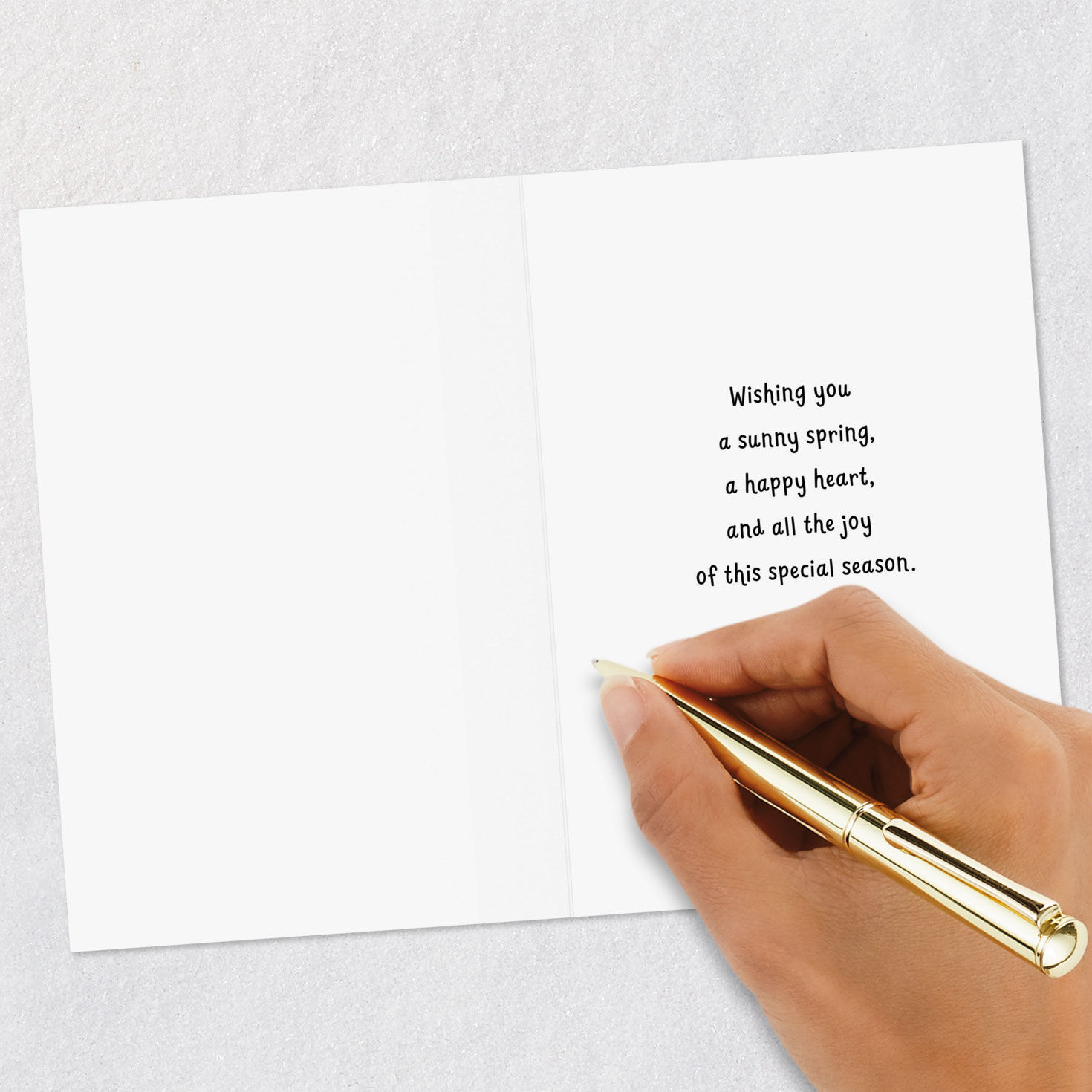 Tulips on Purple Easter Cards Pack Signing card image number 6