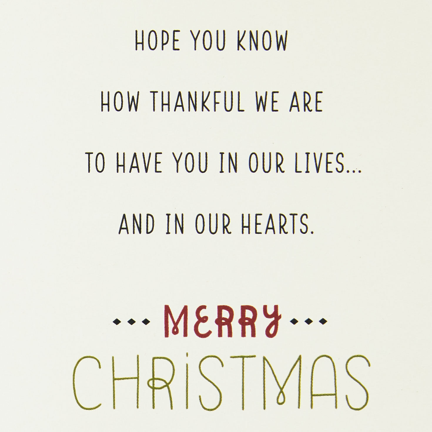 Fuzzy Mittens Parents Christmas Card for Mom and Dad Sentiment image number 3