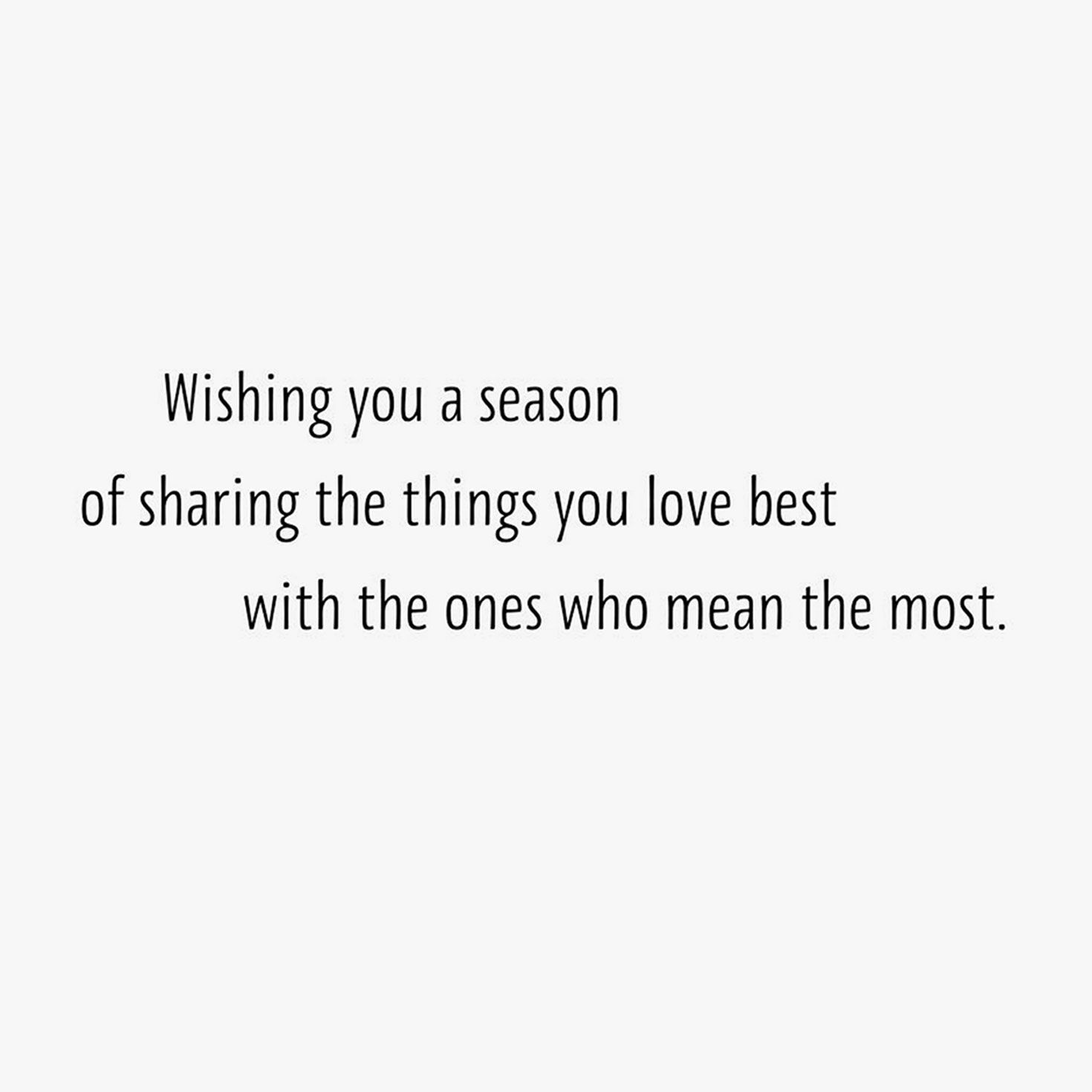 Pine Sprigs and Berries Christmas Cards Sentiment image number 3