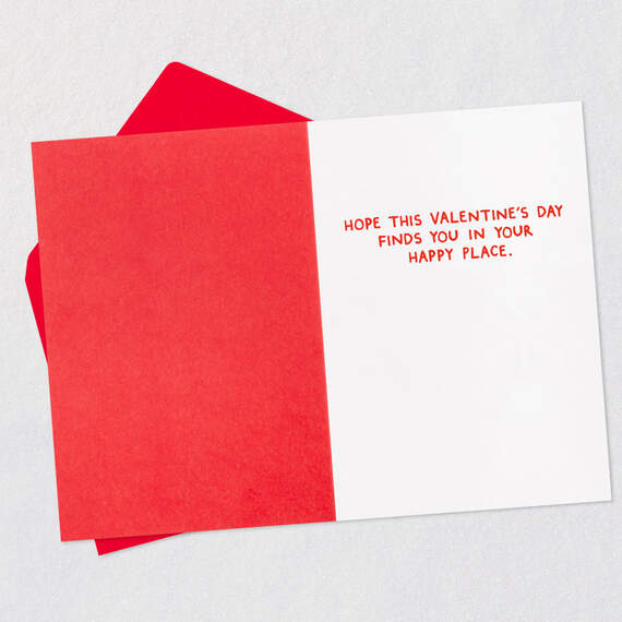Your Happy Place Funny Valentine's Day Card, , large image number 3