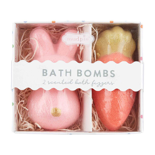 Mud Pie Pink Bunny Easter Bath Bombs, 