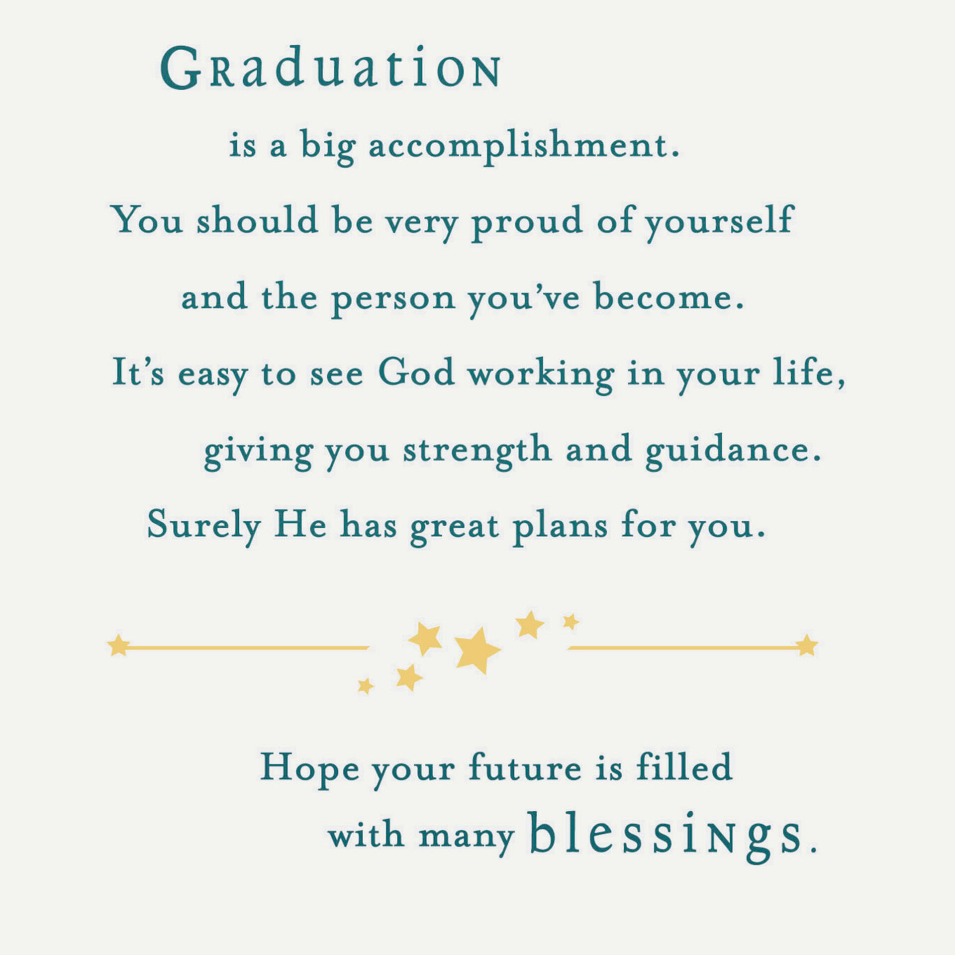 Reach the Sky Religious Graduation Card - Greeting Cards - Hallmark